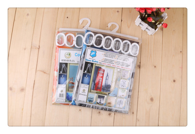 嘉豪日用 時尚新款浴室用防霉加厚防水浴簾 印花掛簾